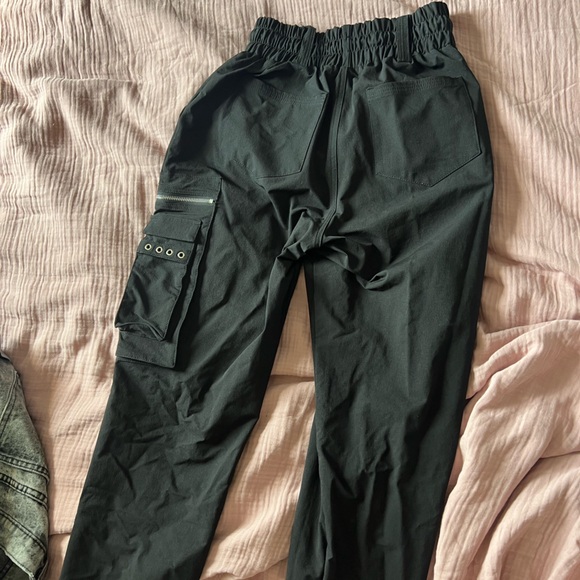 Maniere De Voir Black Cargo Joggers - Picture 4 of 5